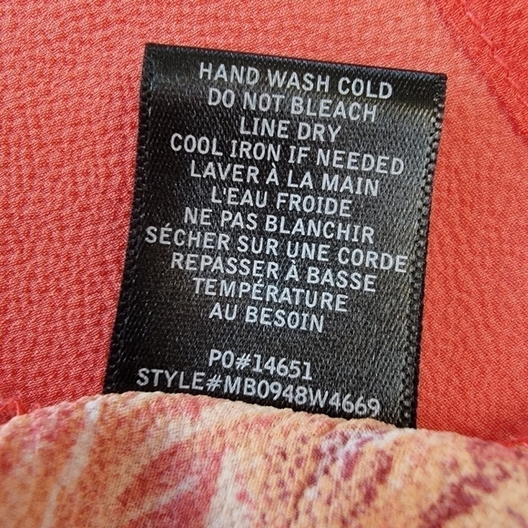 EUC bobeau faux wrap skirt size large - Picture 7 of 8